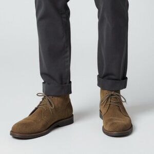 Nisolo Day Tripper Chukka Boot - Waxed Brown Suede / Leather - Men 8.5 /Women 10